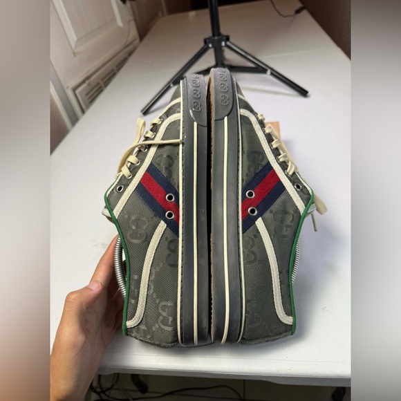 Gucci Tennis 1977 Off the Grid Low 'Grey' Men's Sz 9 - Picture 10 of 14